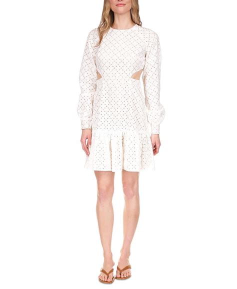 michael kors eyelet dress|michael kors coats clearance.